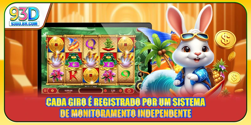 Cada giro é registrado por um sistema de monitoramento independente