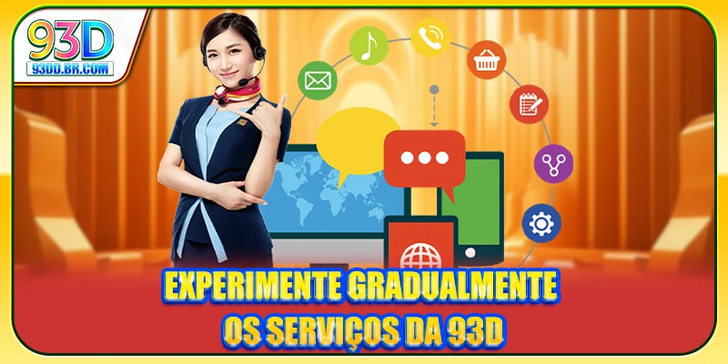 Experimente gradualmente os serviços da 93D Experimente gradualmente os serviços da 93D