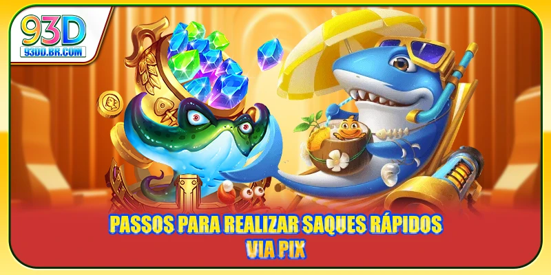 Passos para realizar saques rápidos via PIX